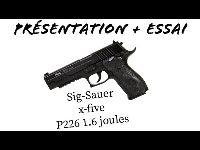 Swiss Arms - Type P226 SA Navy Pistol - GBB - Gaz - Noir (1 joules) - Elite  Airsoft