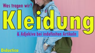Kleidung & Adjektive: Was tragen wir? Wie sind die Sachen? (A1/A2) Kleidung & Adjektive: Was tragen wir? Wie sind die Sachen? (A1/A2)