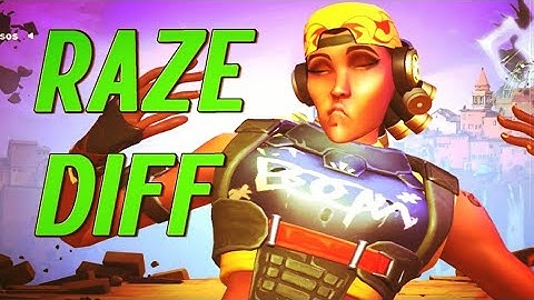 RAZE DIFF... VALORANT