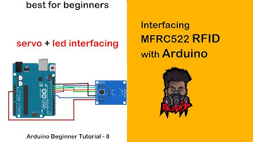 Interfacing MFRC522 RFID with Arduino | RFID-LED | RFID-Servo motor