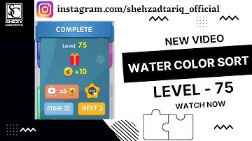 Water Color Sort - Solved Level - 75