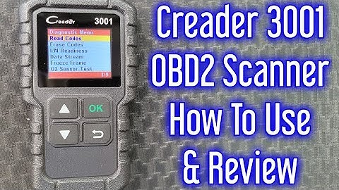 Creader 3001 OBD2 Scanner And Review And How To Use
