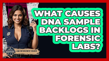 What Causes DNA Sample Backlogs In Forensic Labs? - Law Enforcement Insider