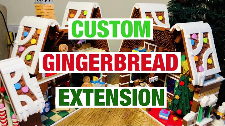 CUSTOM LEGO GINGERBREAD HOUSE TOUR! / EXTENDED SET