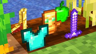 Minecraft, But You Grow OP Custom Items..