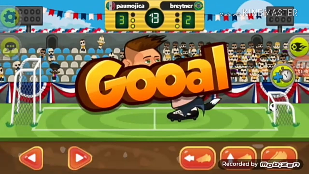 Primeira Partida (Futebol De Cabeça) Head Ball - YouTube