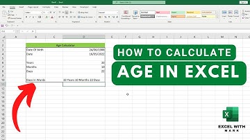 How To Calculate Age from Date of Birth in MS Excel
