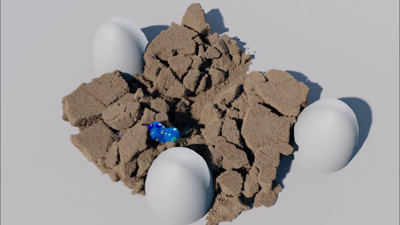 Houdini Vellum Grains Test YouTube