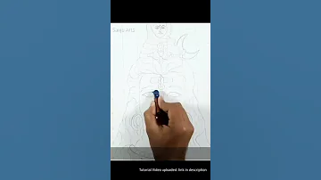 Short || Mahashivratri drawing, Shiva drawing, Oil pastel drawing, Sanju Arts