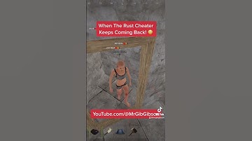 When The Rust Cheater Keeps Coming Back! 😳 #rust #shorts