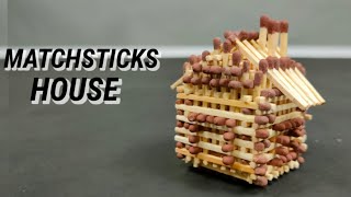 How To Make A Match House Without Glue And Burn It | Homemade ll DIY