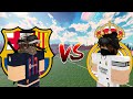 Fc barcelona vs real madrid  final supercopa espaa  tps street soccer  roblox