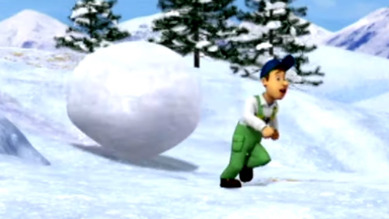 Sam Le Pompier A La Neige La boule de neige géante! ️ Sam le Pompier | Sauvetage de noël