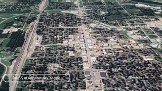 The history of Arkansas City, Kansas