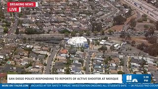 San Diego police respond to reported active shooter