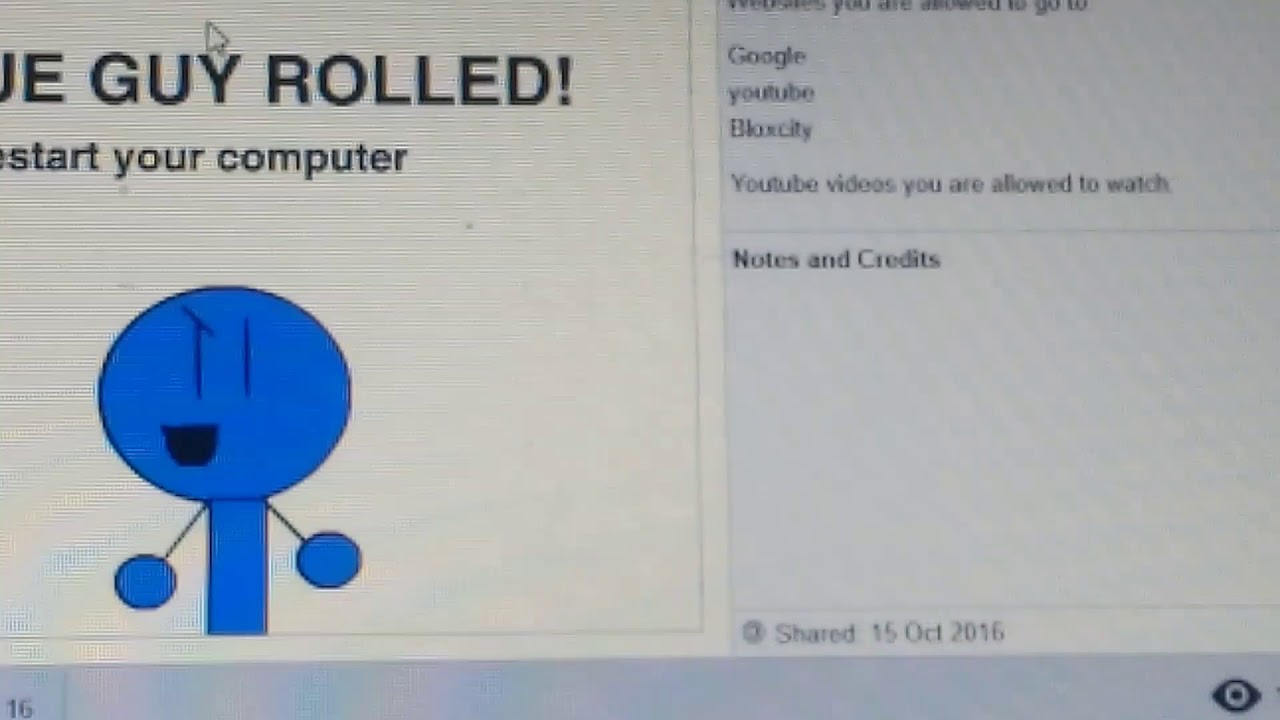 blue guy os - YouTube