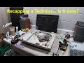 Recapping a technics slq200 turntable  why how difficult is it