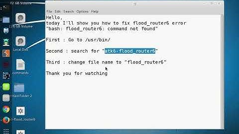 How to Fix flood_router6 Error on Kali Linux