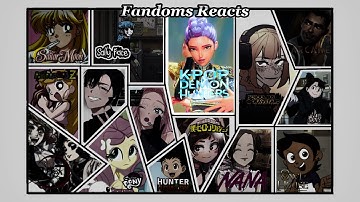 |X0.5| FANDOMS react to EACH OTHER: Kpop Demon Hunters; Rumi (1/14)| GCRV |