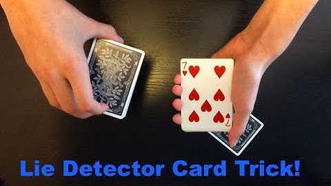Lie Detector Card Trick Revealed