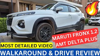 Maruti Fronx 1.2 AMT Delta Plus | Most Detailed Video ON YT