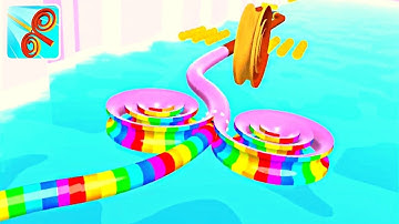 Spiral Rider ! All Levels Gameplay (levels 1-9) android, ios walkthrough