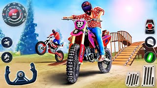 Bike Racing Tracks Simulator 3D - Motor Bike Impossible Mega Ramp Driving - Android GamePlay screenshot 5