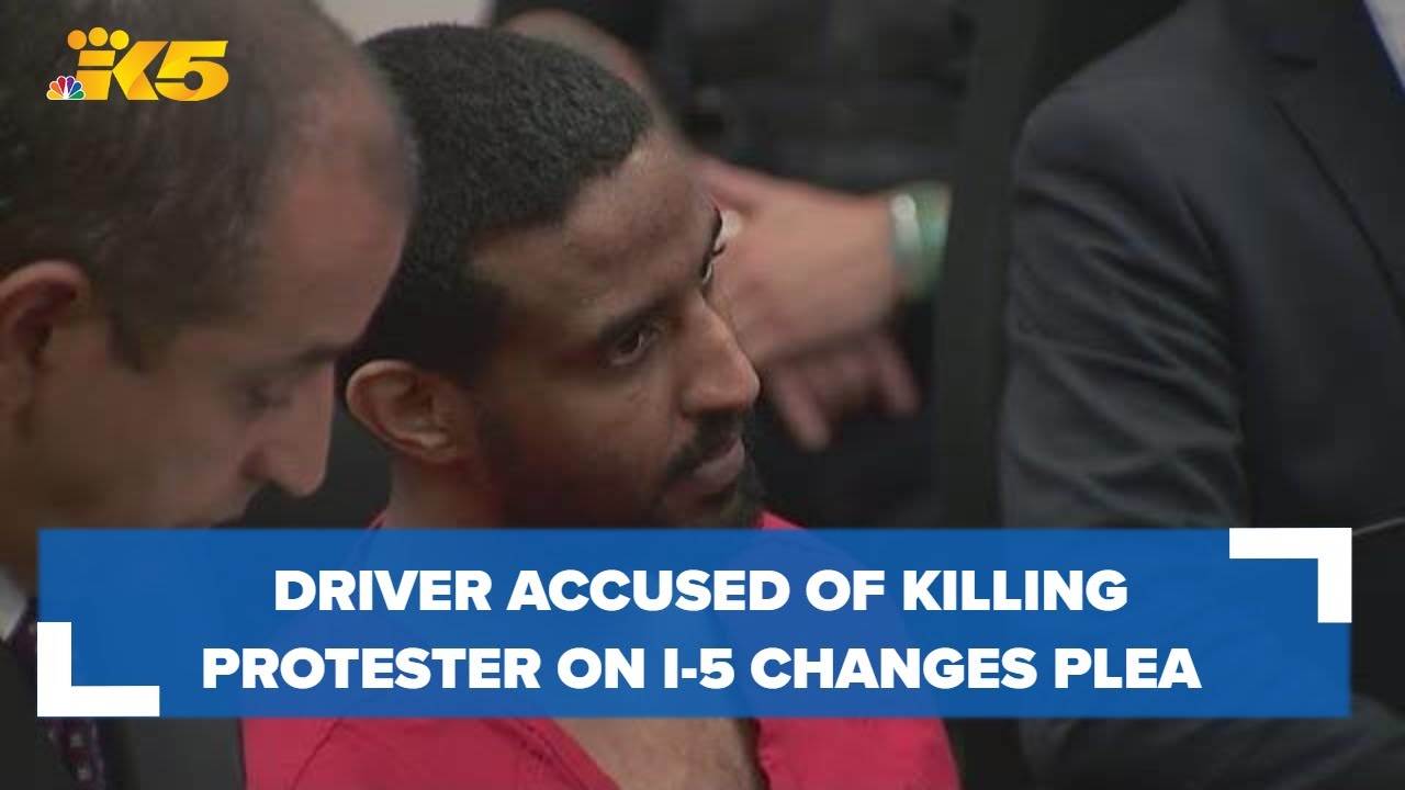 Driver accused of hitting, killing protester on I-5 changes plea - YouTube