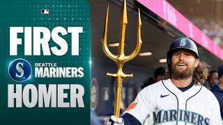 Brendan Donovan CRUSHES his first home run with the Mariners! 🔱 | MLB Highlights