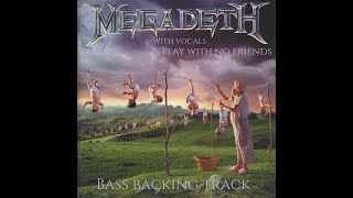 Megadeth - Reckoning day Bass backing track (With vocals)