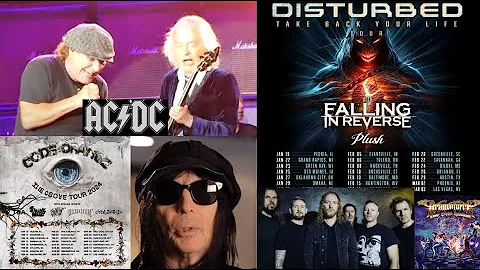 ACDC Rock in RIO 2024? - new Mick Marz solo song - Dragonforce new album - Disturbed Tour