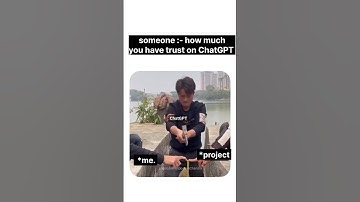 trust level on #chatgpt #memes #coding #codewithgoutamchandra
