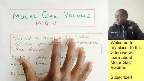 THE MOLE: Calculations involving molar gas volume