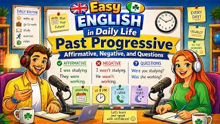 Easy English Conversations | Topic: Past Progressive (B1)