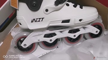 Unboxing the Powerslide Next Black/White 4x90mm