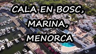 CALA'N BOSCH, MARINA, MENORCA, AREAL FOOTAGE