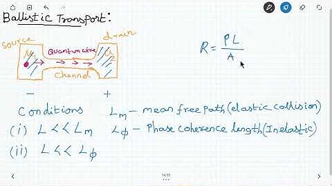 Unit 5- 19 Ballistic transport