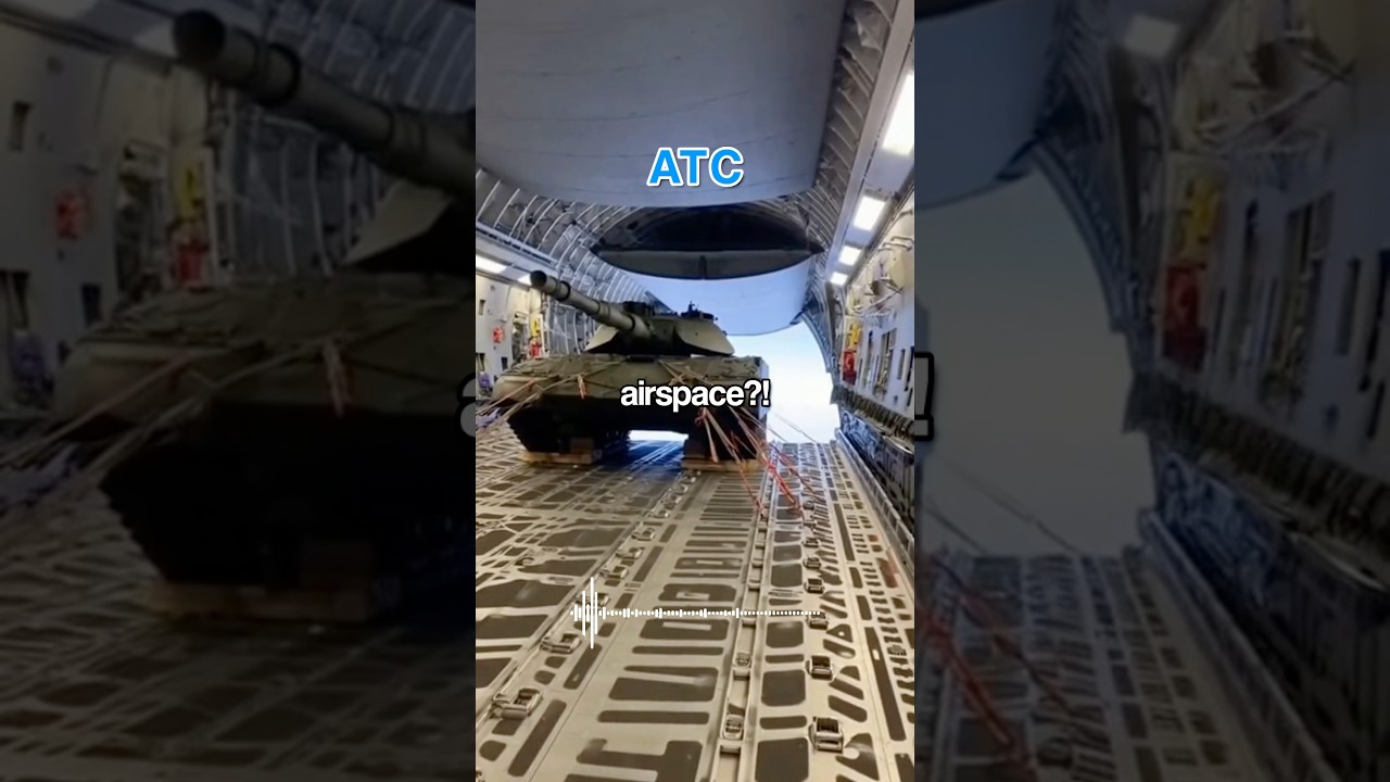 C-17 Accidentally DROPS Tank Over China 💀