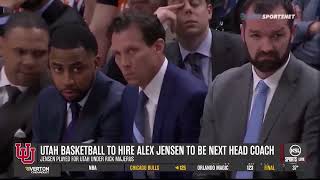 Utah Basketball Hires Alex Jensen As Next Head Coach