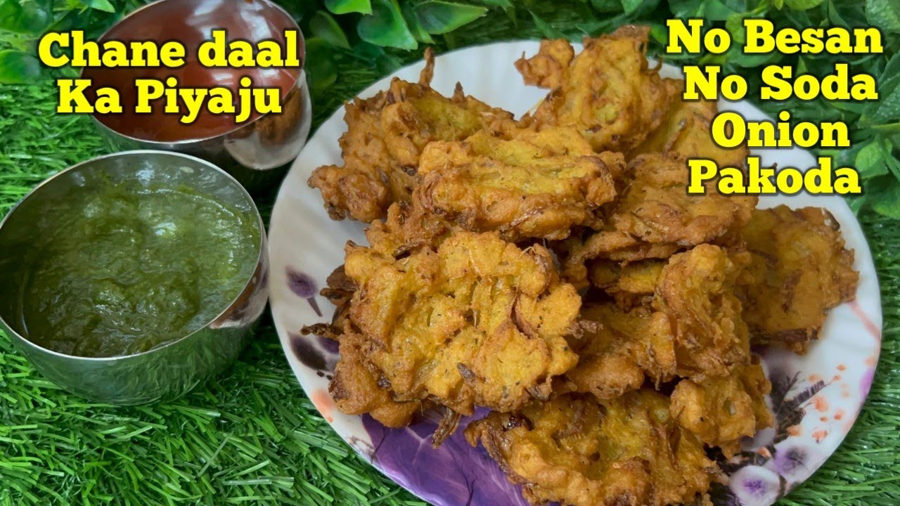 Ramadan Special 🌙 Crispy Chane Dal Ka Piyaju l Bengali Style Piyaju l Dal Ki Piyaji l Onion Pakoda l