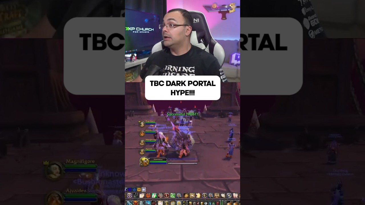 Прохождение через Тёмный портал в WoW TBC!!!