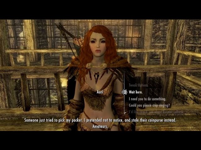 Auri's sticky fingers - Song of the Green (Auri Follower) Skyrim Special  Edition XBOX 2022 
