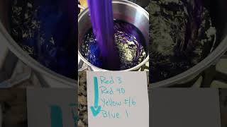 What is Color Breaking (Dyeing Yarn with Food Coloring; Breaking Wilton's Violet)