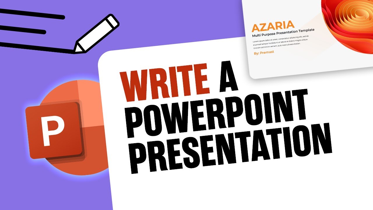 write in presentation