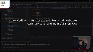 Live Coding - Personal website development with Magnolia CMS and Next.js