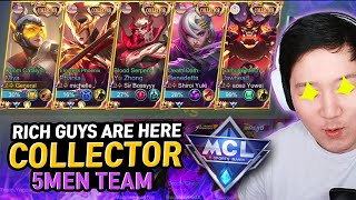 Troll Collector skin team in MCL | Mobile Legends