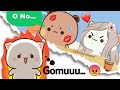 Peach saw gomu with another girl  part1 bubududu  sugarbrownie  kittensisland