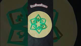 #DIY Beautiful Paper Snowflake #Easy step by step Snowflake #papercrafts #Tendingshorts
