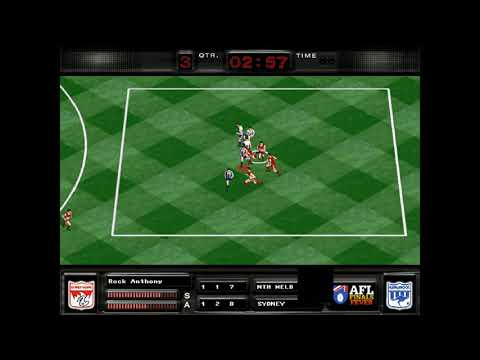 AFL Finals Fever gameplay (1996, PC)