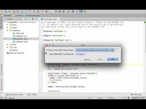 Setup Dart project in WebStorm
